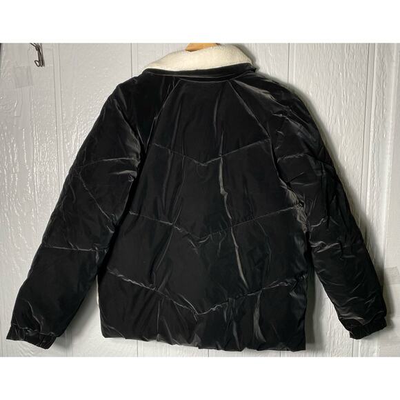 NEW Peace Love World BLACK LABEL SHOWSTOPPER COAT Puffer w/ Sherpa- M - Picture 6 of 10